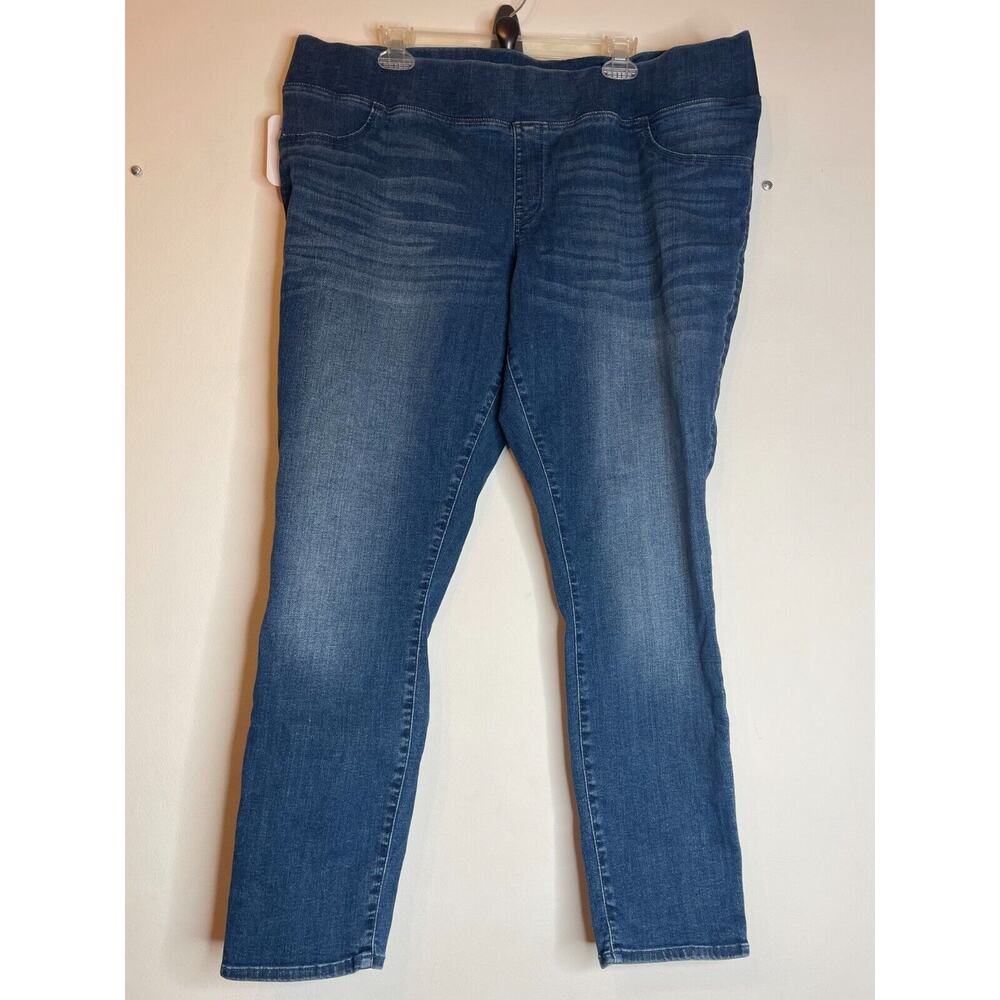 Isabel Maternity By Ingrid & Isabel Womens Jeggings Jeans Blue 18 Denim Pull On